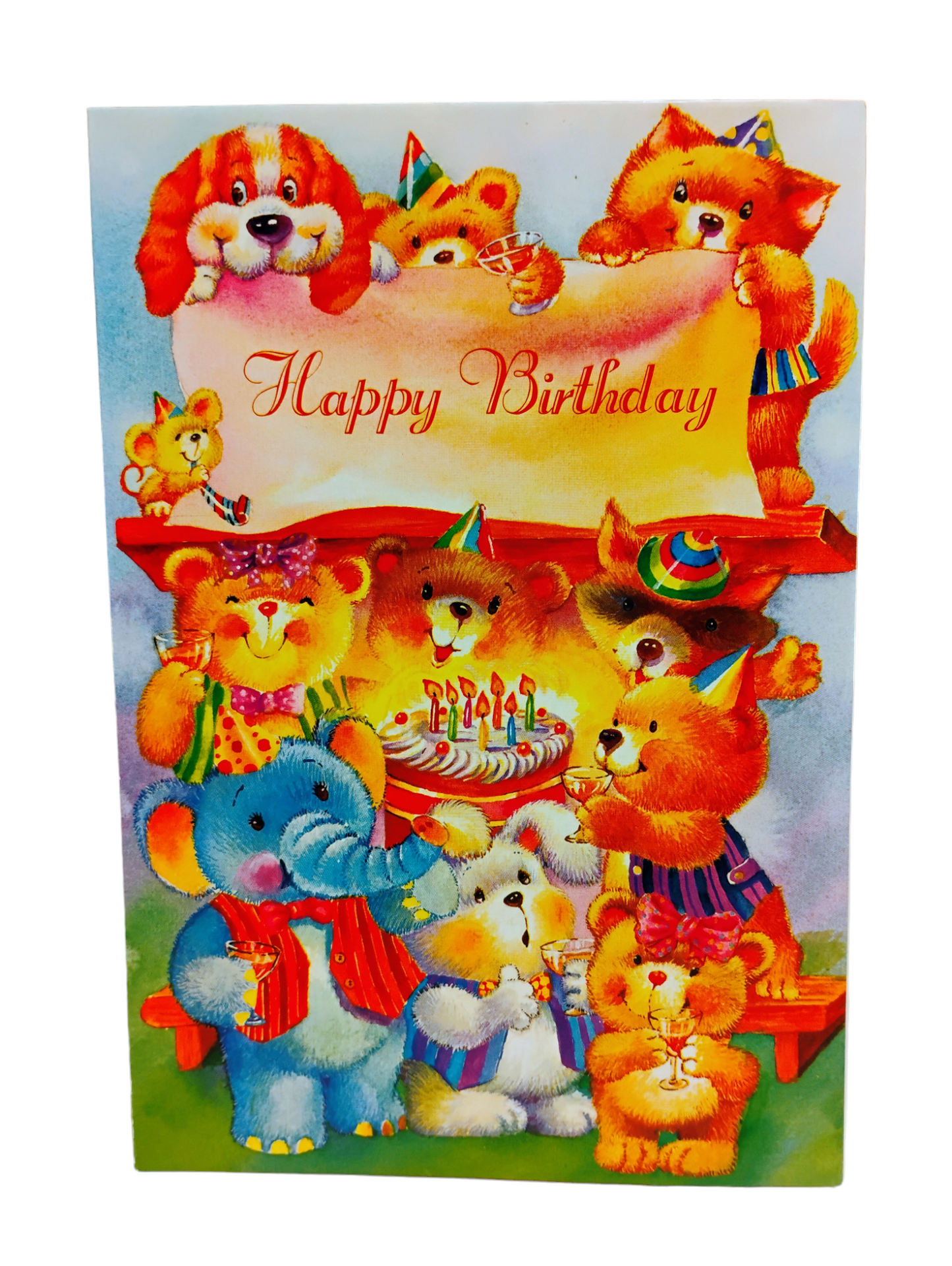 3D Animal Pop-up Birthday Cards