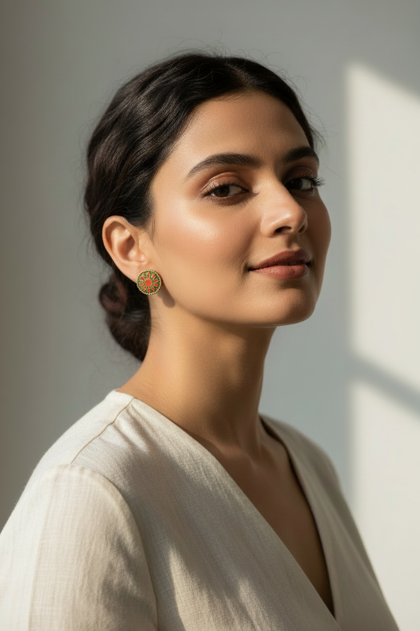Golden Bloom Duo™ Earring Set