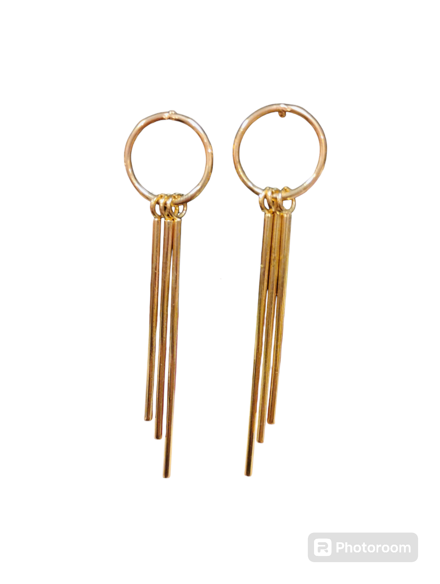 Golden Hoops Earrings