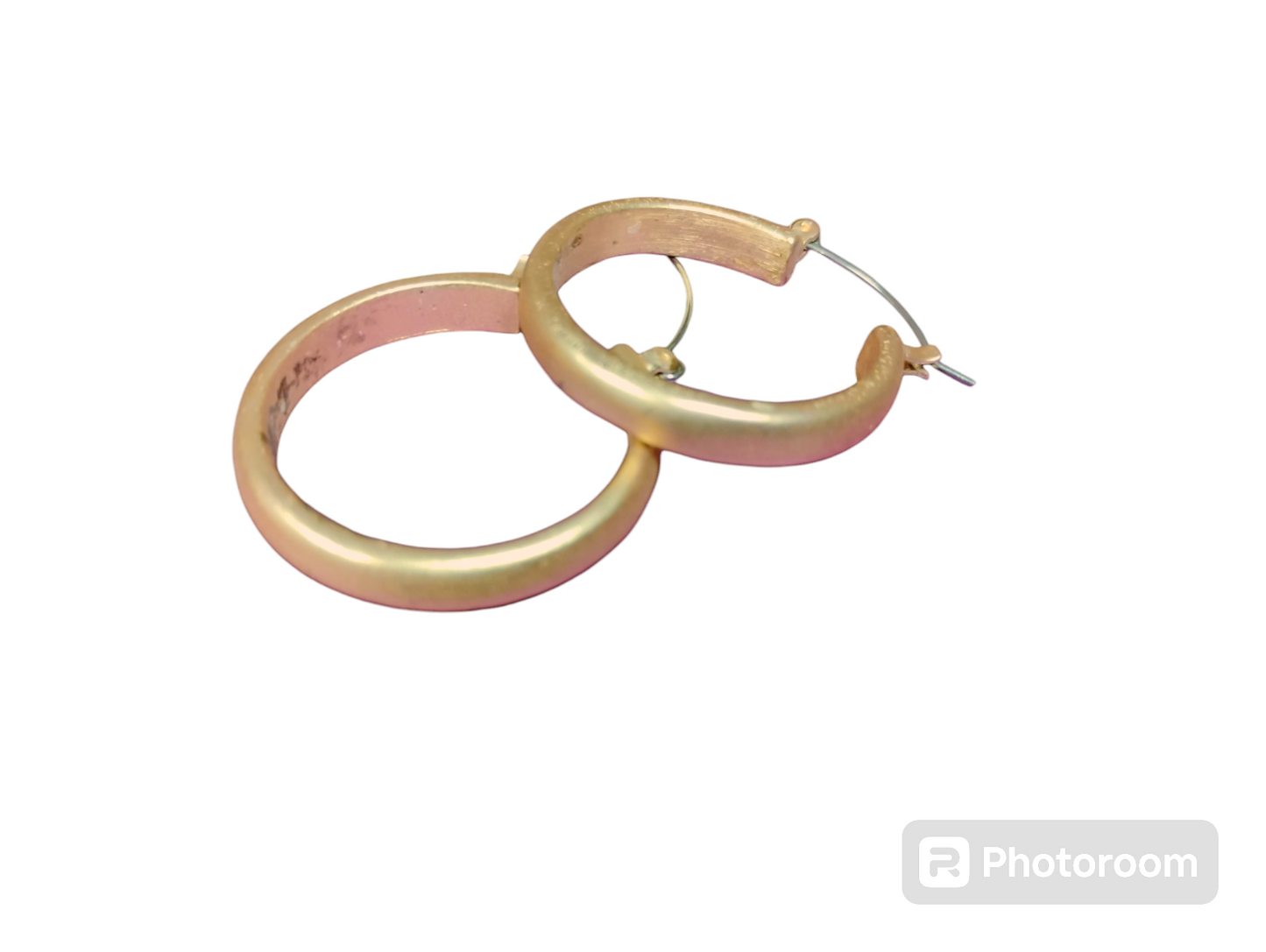 Golden Hoops Earrings