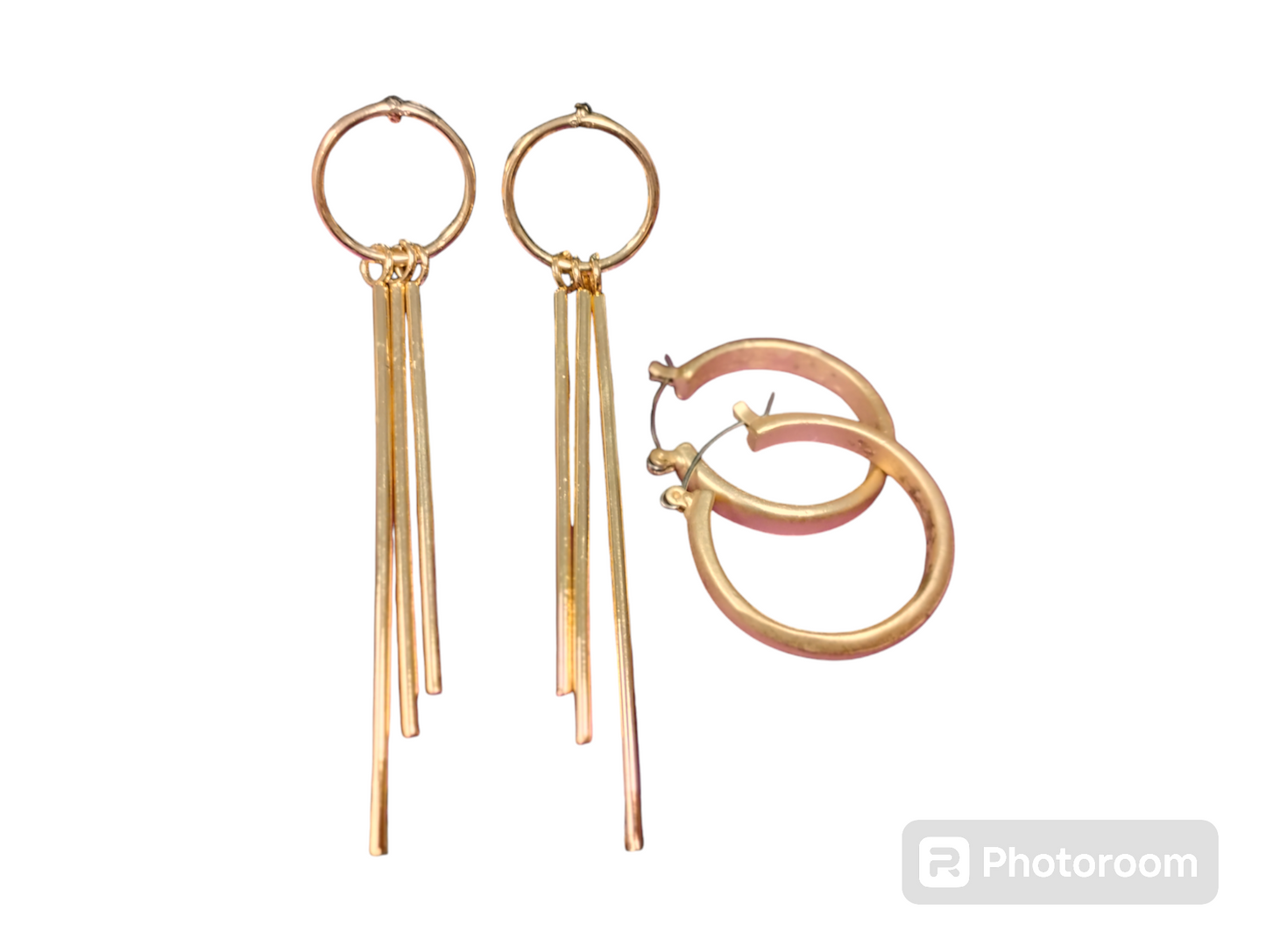 Golden Hoops Earrings