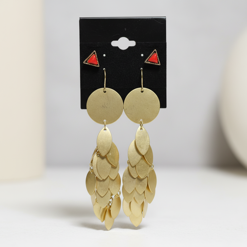 Solar Bloom Earring Duo – Fierce. Fluid. Illuminated.