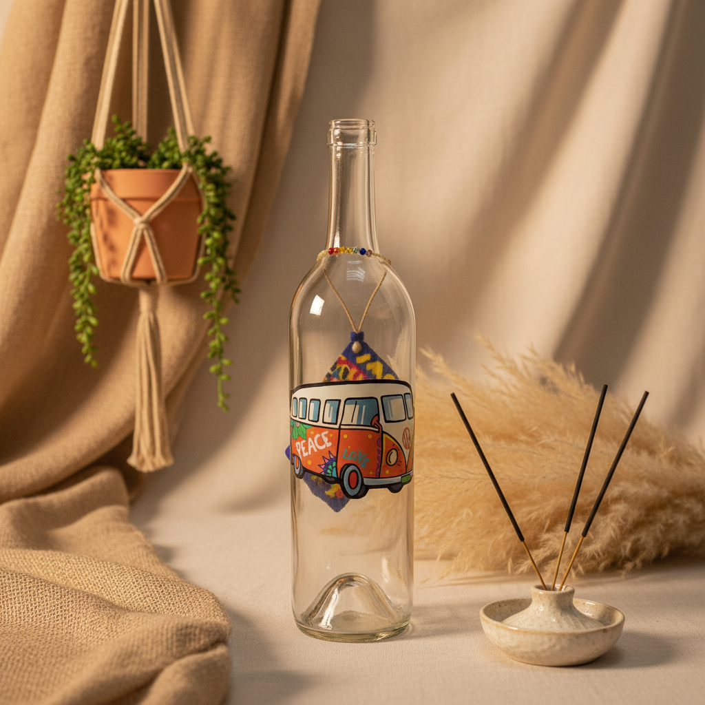 Vibe Van – VW Bus Glass Incense Burner Bottle (11.5")