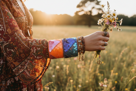 Disco Dharma: Sequin Spell Cuffs