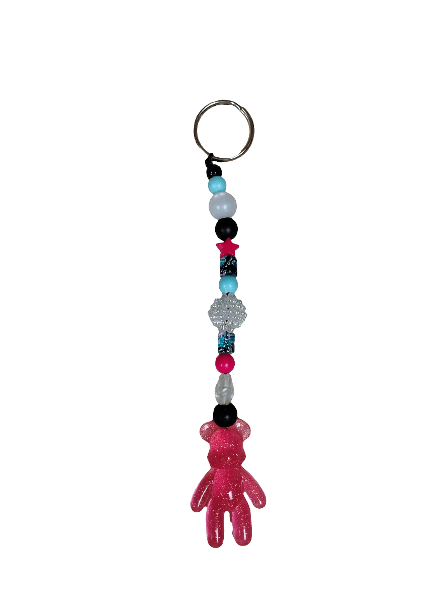 Boho Bear Bliss Keychain