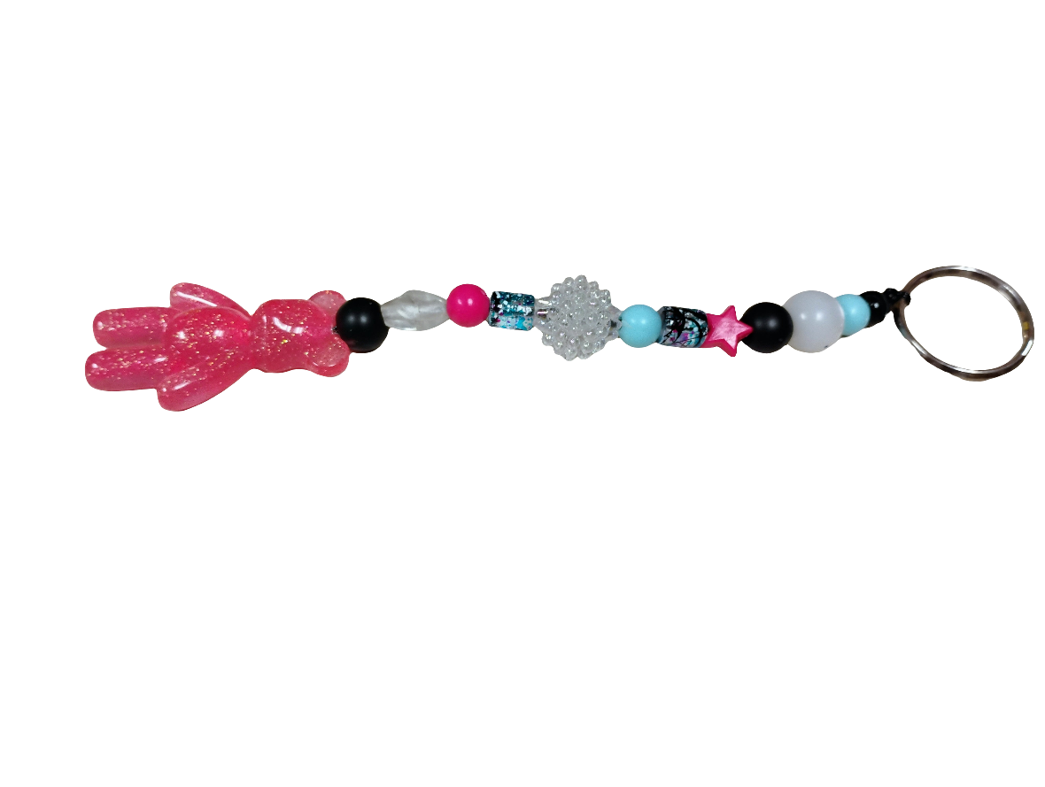 Boho Bear Bliss Keychain
