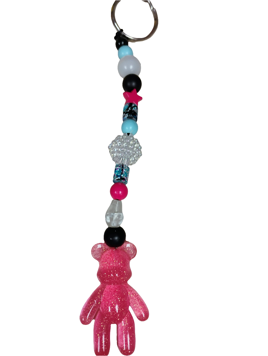 Boho Bear Bliss Keychain