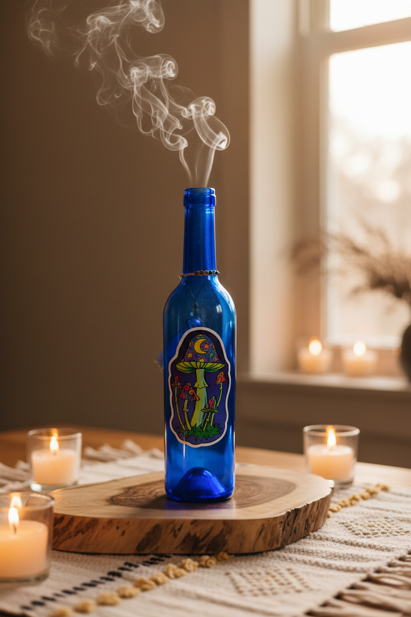 Moonshroom Mystic Incense Bottle