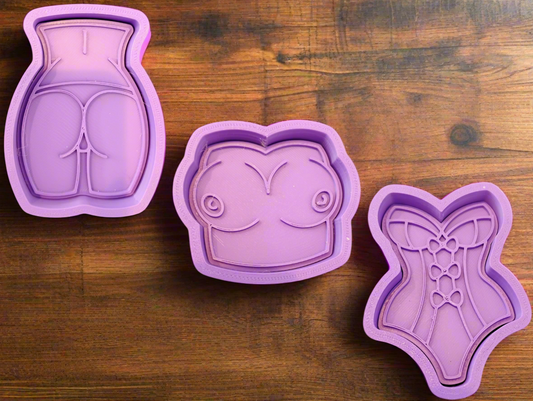 Curvy Confections Cookie Cutter & Stamp Sets