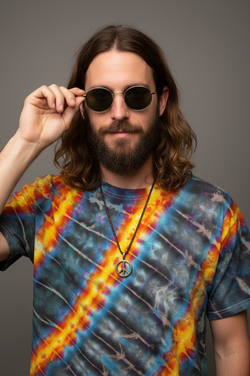 Diagonal Daze Tie Dye Tee