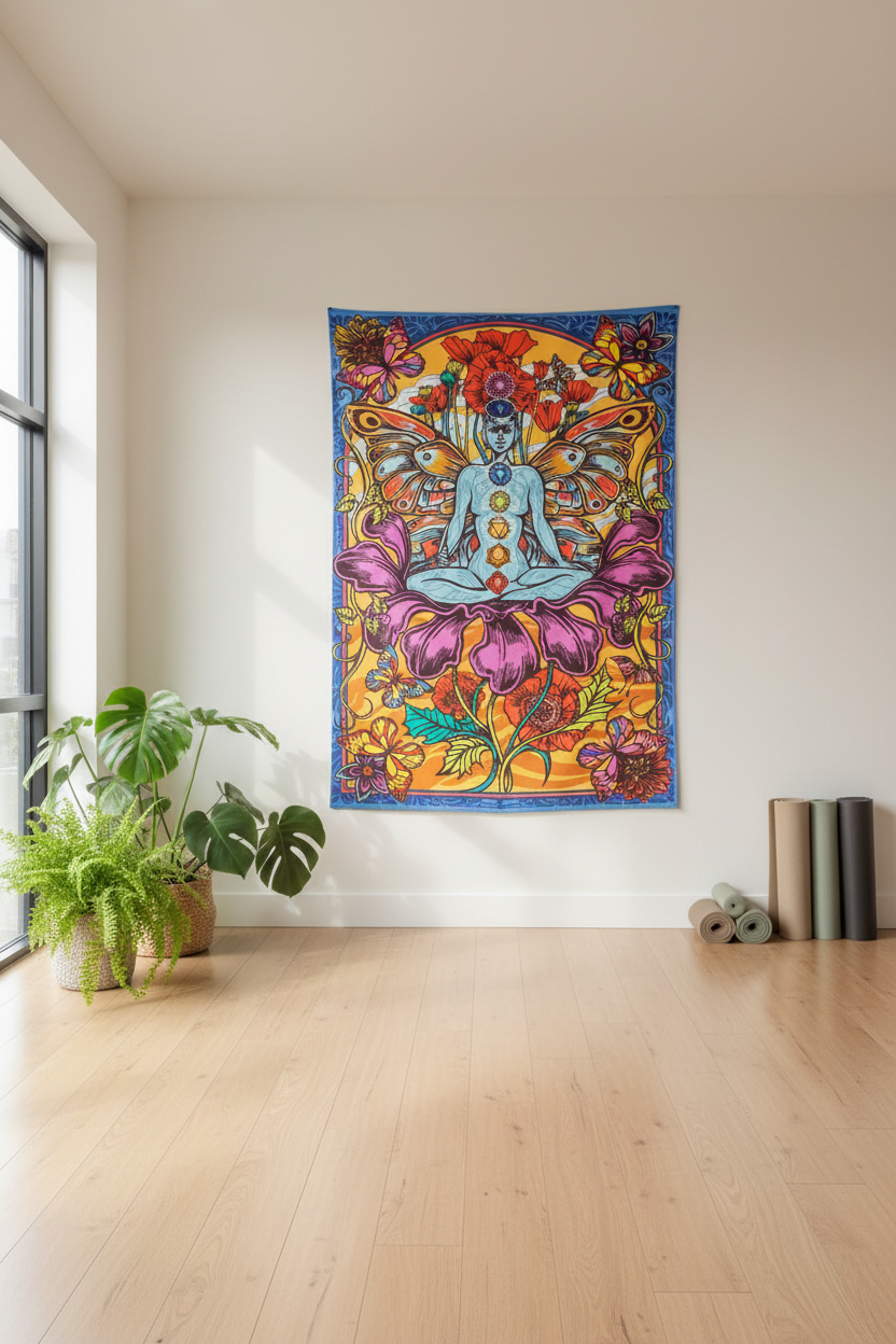 Vibrant Vision 3D Tapestry – 30" x 45"