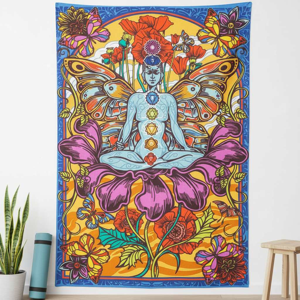 Vibrant Vision 3D Tapestry – 30" x 45"