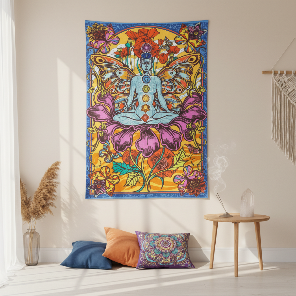Vibrant Vision 3D Tapestry – 30" x 45"