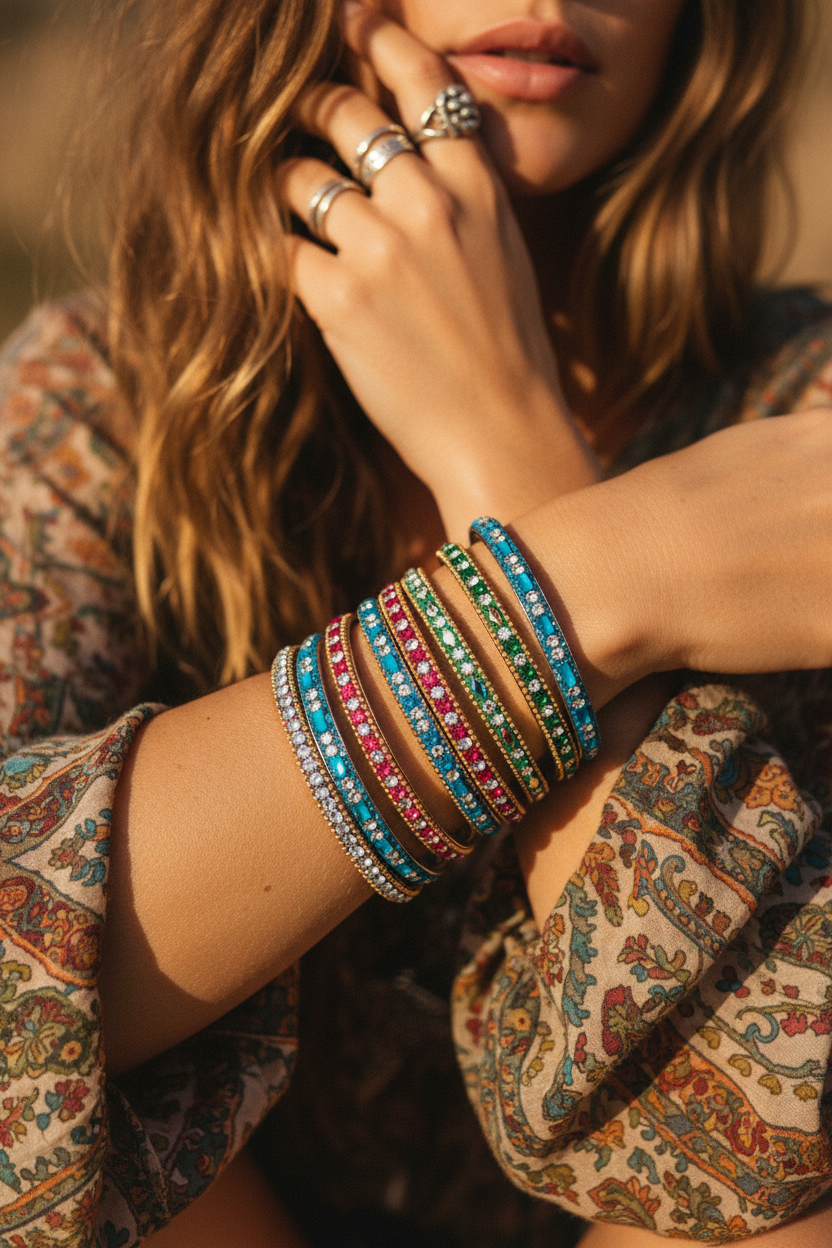 Bangle Boogie: Cosmic Color Stack