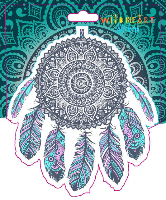 Dream Catcher Mandala Window Sticker