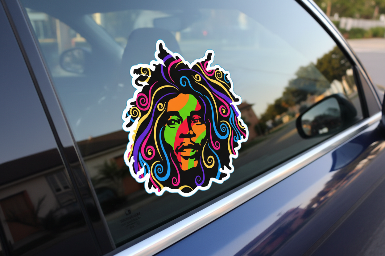 RastaRhythm Singer Sticker™