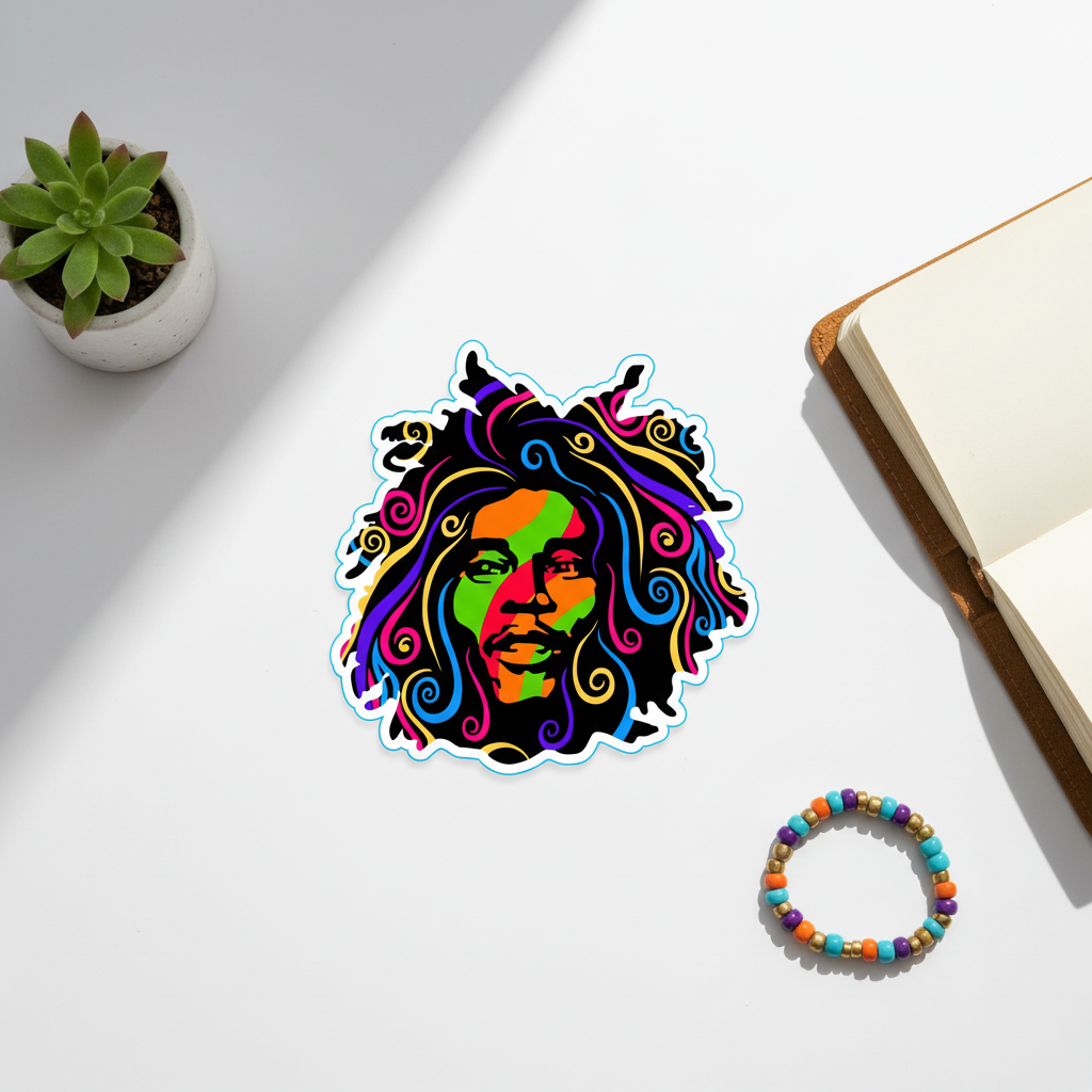 RastaRhythm Singer Sticker™