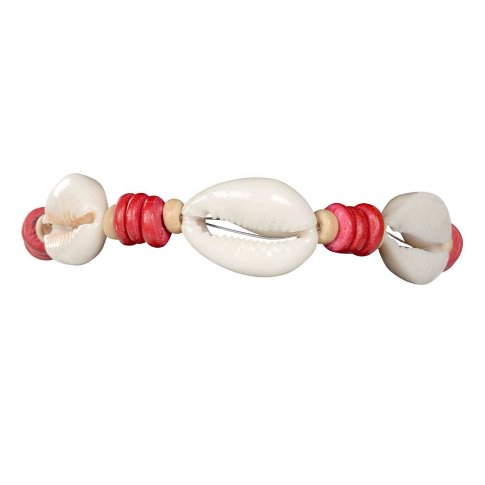 Cowrie And Coco Beaded Anklet