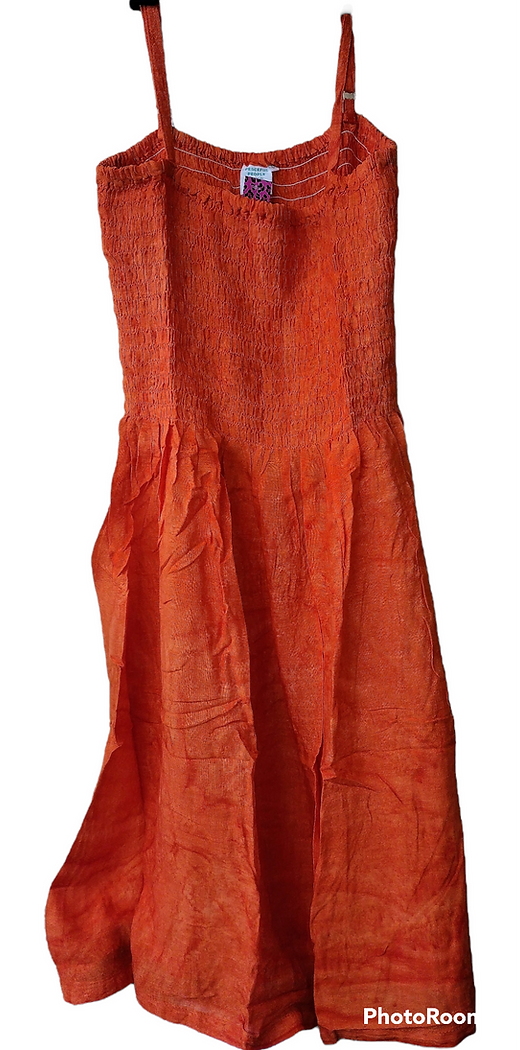 Orange Convertible Dress/Skirt
