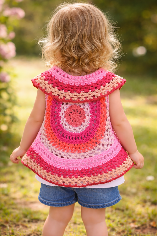 Spiral Sprout Vest — Dawn Bloom Edition