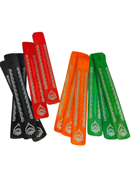 Cosmic Driftwood Incense Boards – Wooden Incense Holder for Sticks