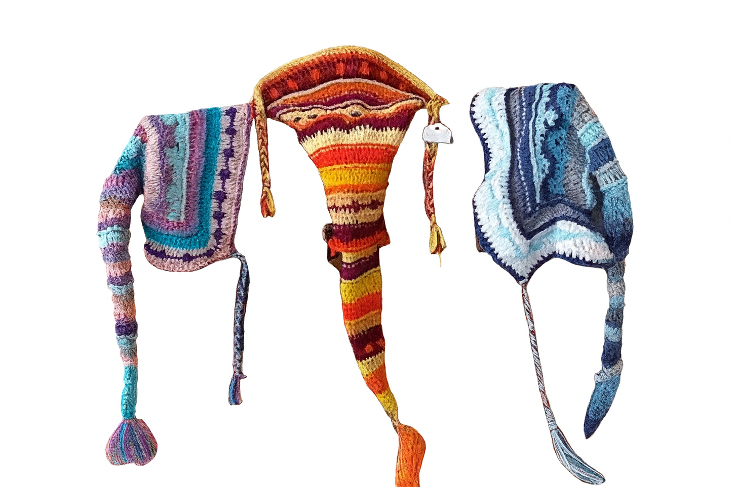 Wonky Wanderer Hat / Festival Hood