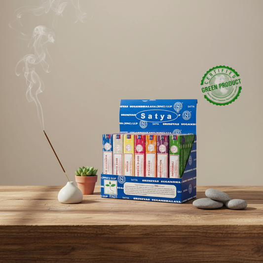 Satya Sai Baba Incense Sticks (15g) – Nag Champa, Dragon’s Blood, Patchouli & More