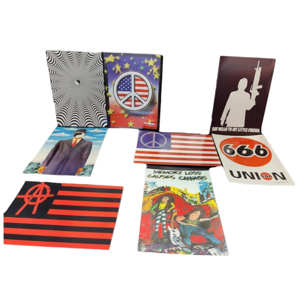 QuirkMail™ Sass-Loaded Postcard Set (4" x 6") — Bold, Groovy, Totally Blank