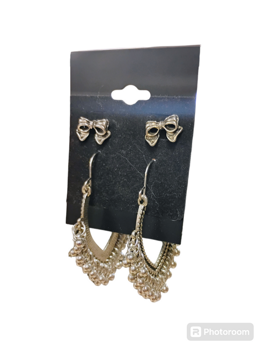 Post & Dangle Earrings Set