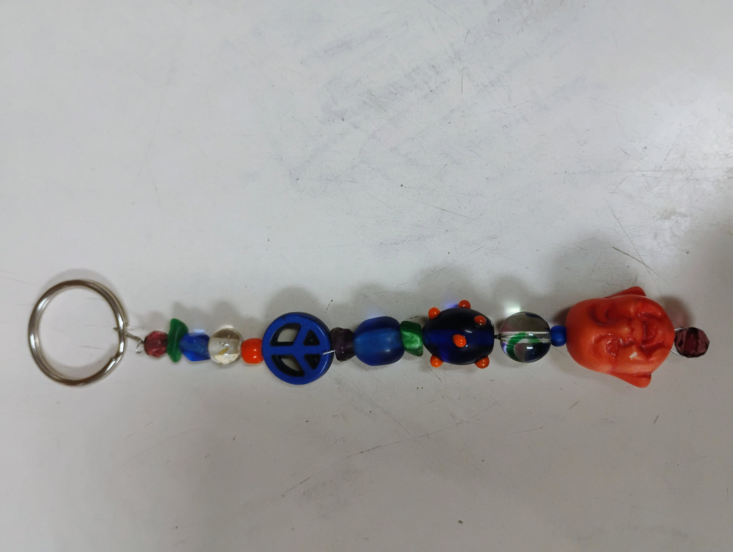 Buddha Vibes Beaded Keychain