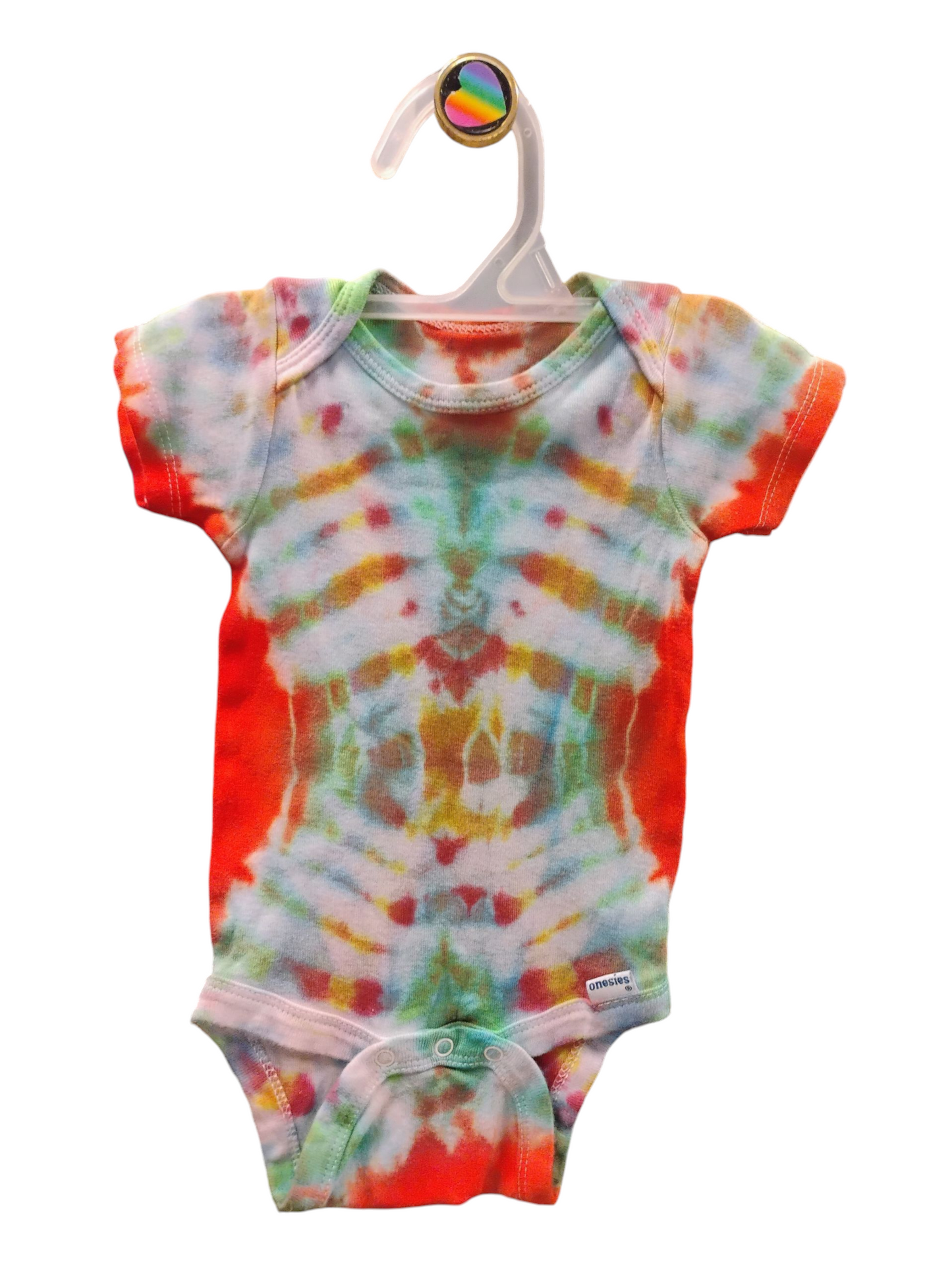 Tie Dye "X" Onesie