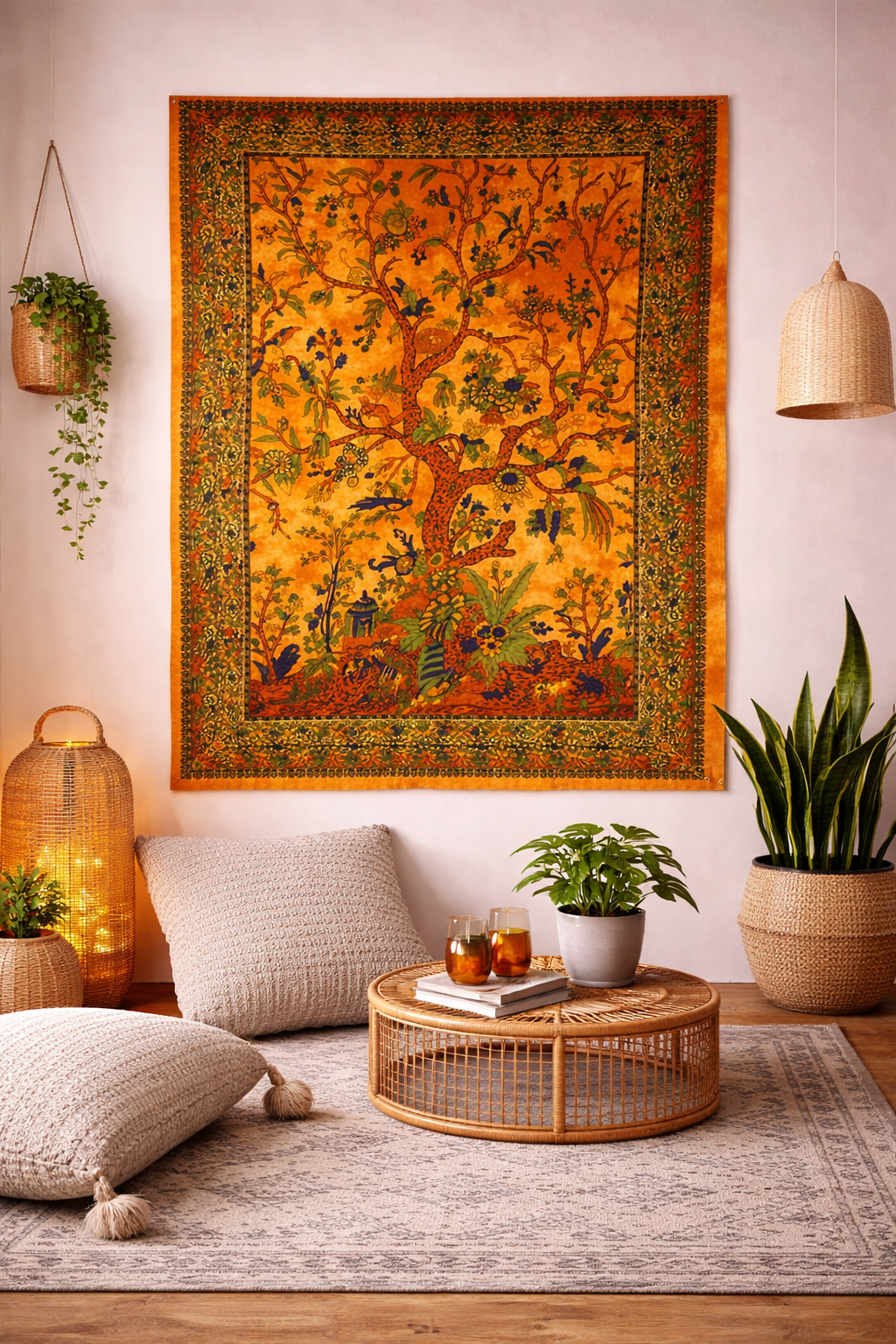 Rooted Radiance Tapestries