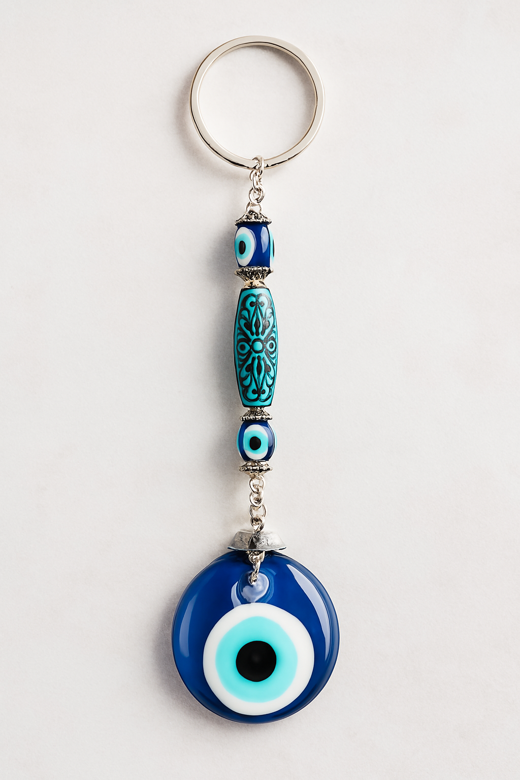 Tranquil Gaze: Evil Eye Keyring