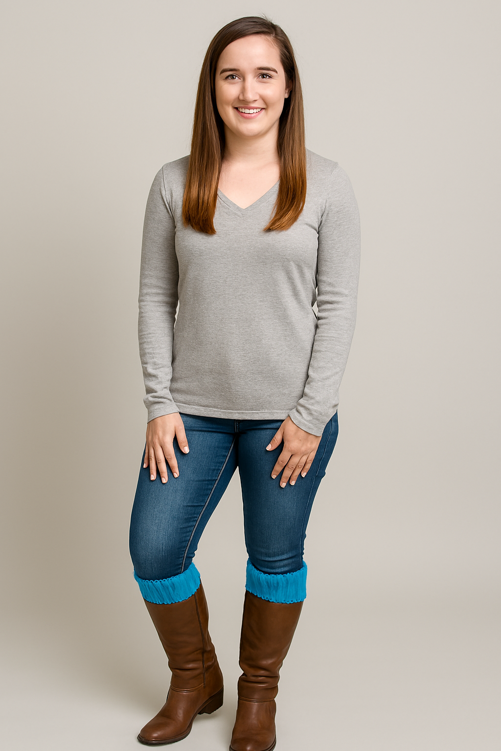 Blue Ember Boot Cuffs