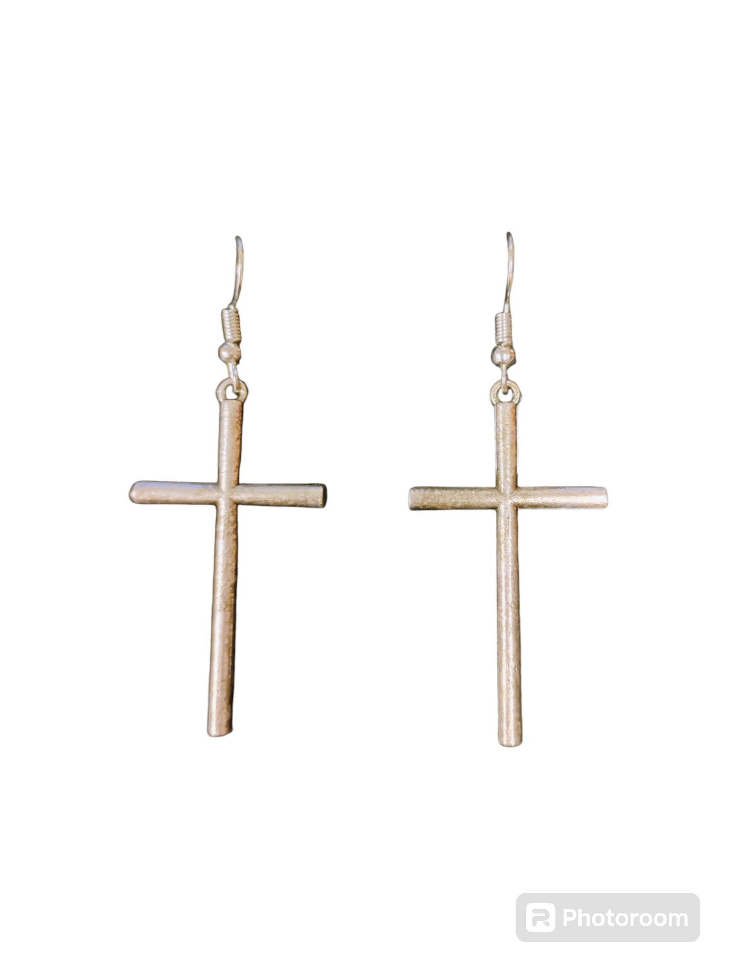 Cross Post & Dangle Earrings Set