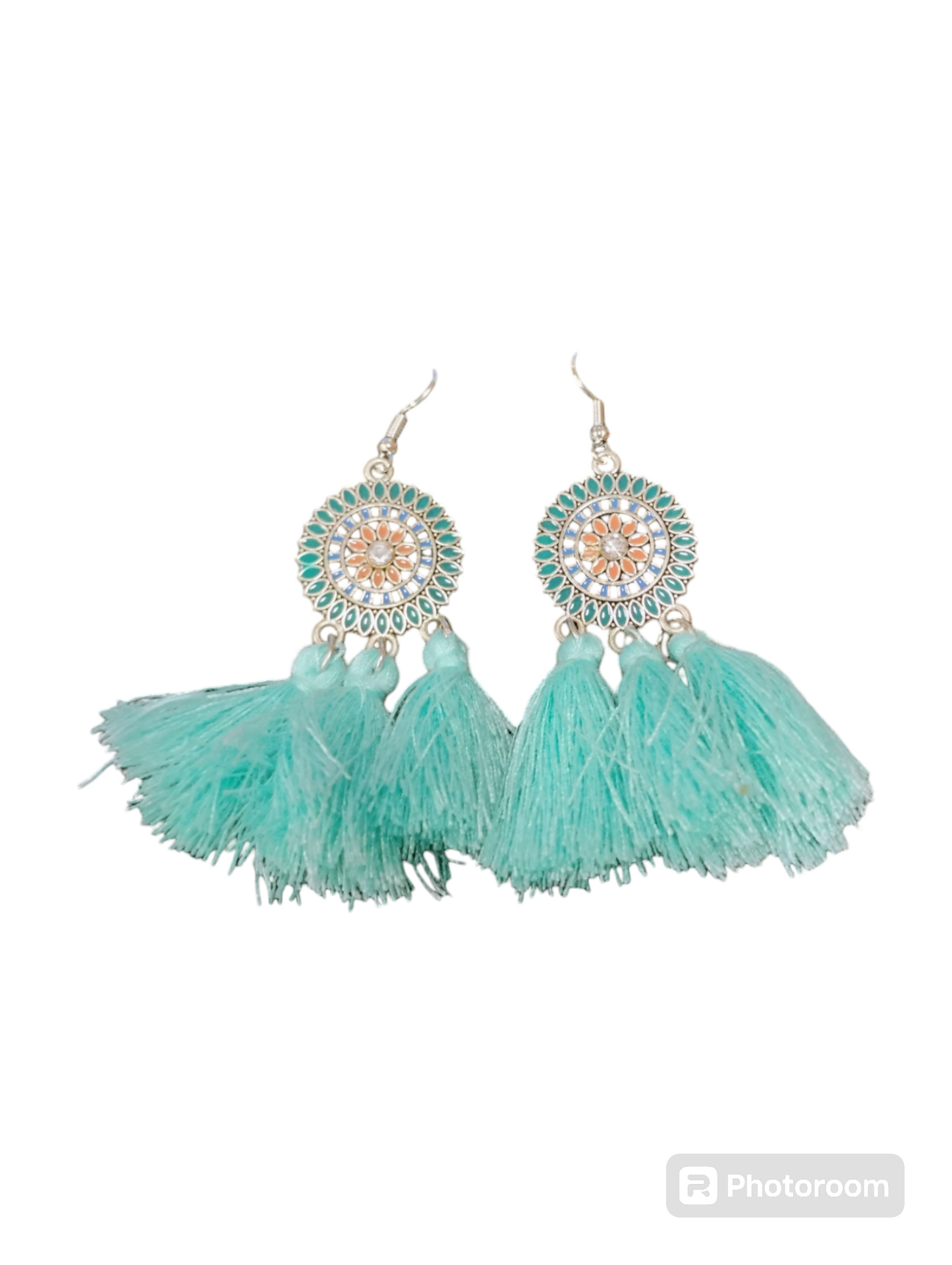 Fringe Mandala Earrings