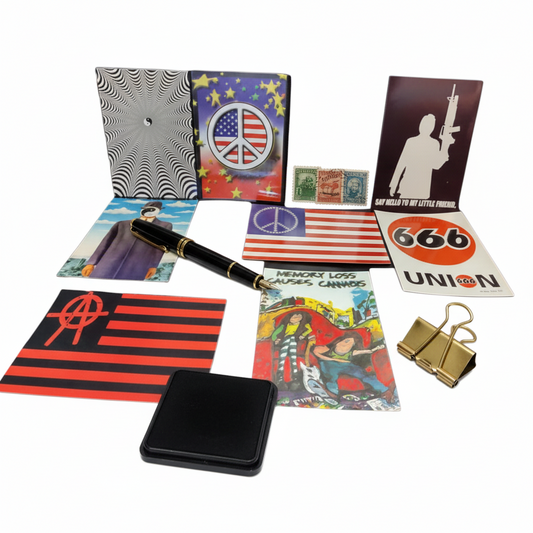 QuirkMail™ Sass-Loaded Postcard Set (4" x 6") — Bold, Groovy, Totally Blank