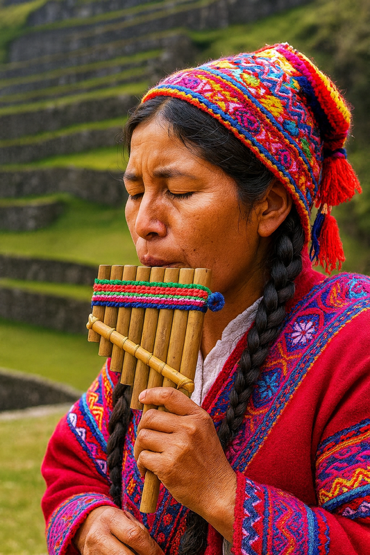 TikaTone™ Medium Pan Flute – Zampoña Edition