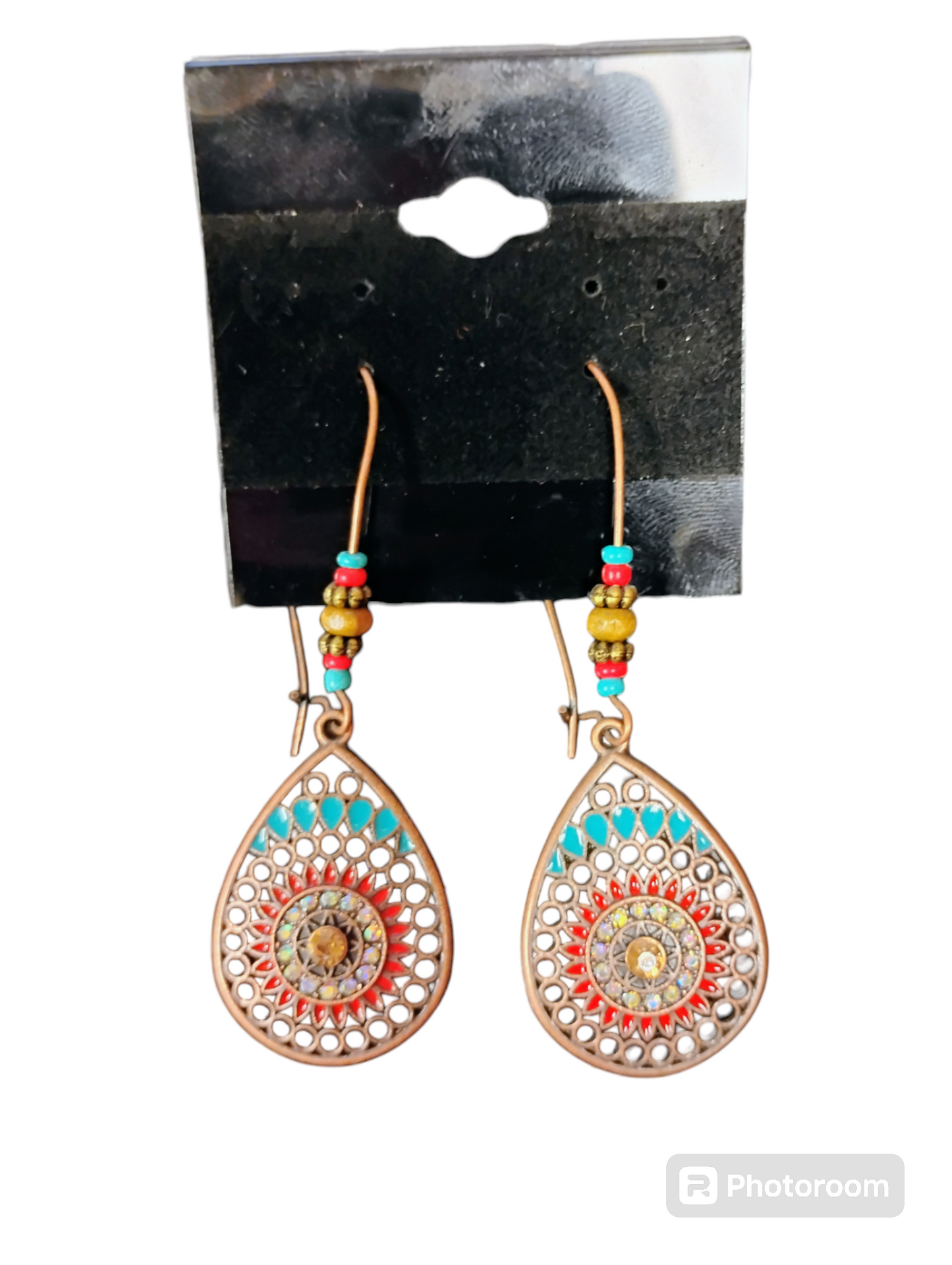 Mandala Bead Earrings