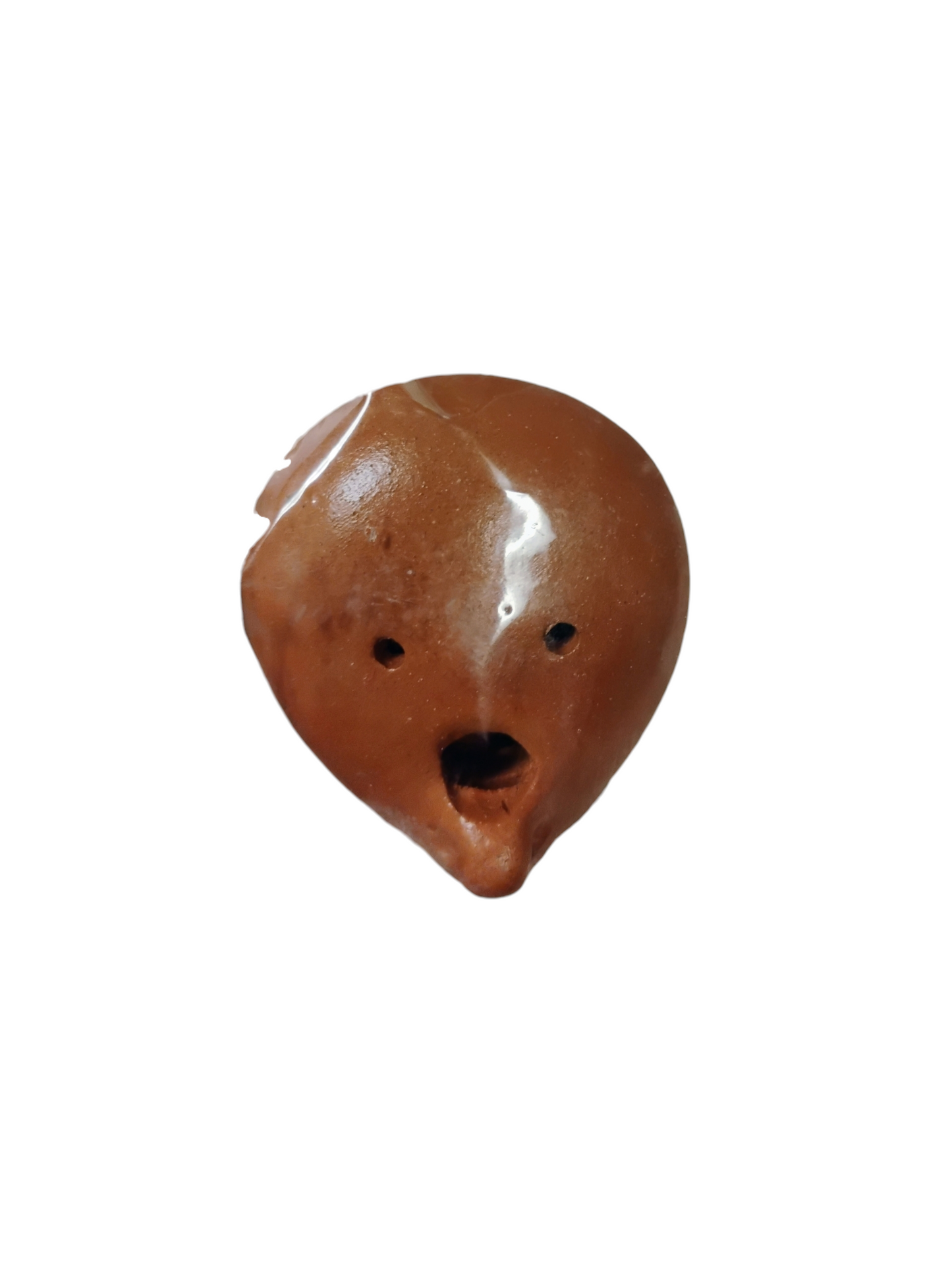 TerraTune™ Mini Andean Ocarina – 2" Hand‑Painted Clay Whistle