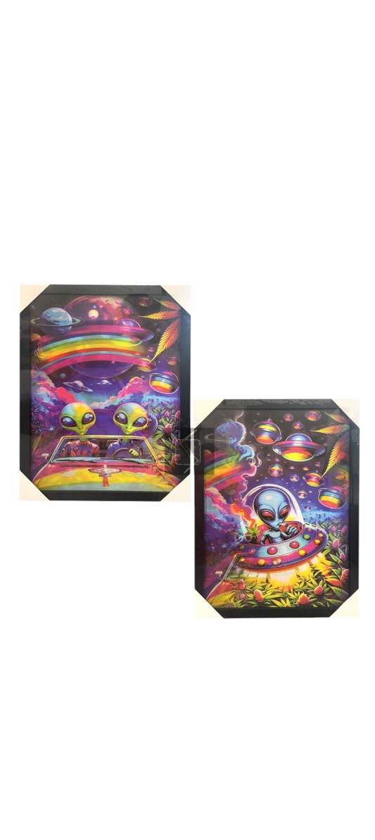 Alien Tokes & Interstellar Jokes - Lenticular Mind Trip Poster