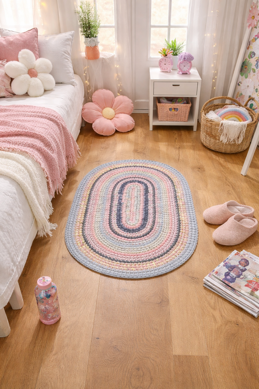 Flooral Attraction — Handmade Crochet Throw Rug