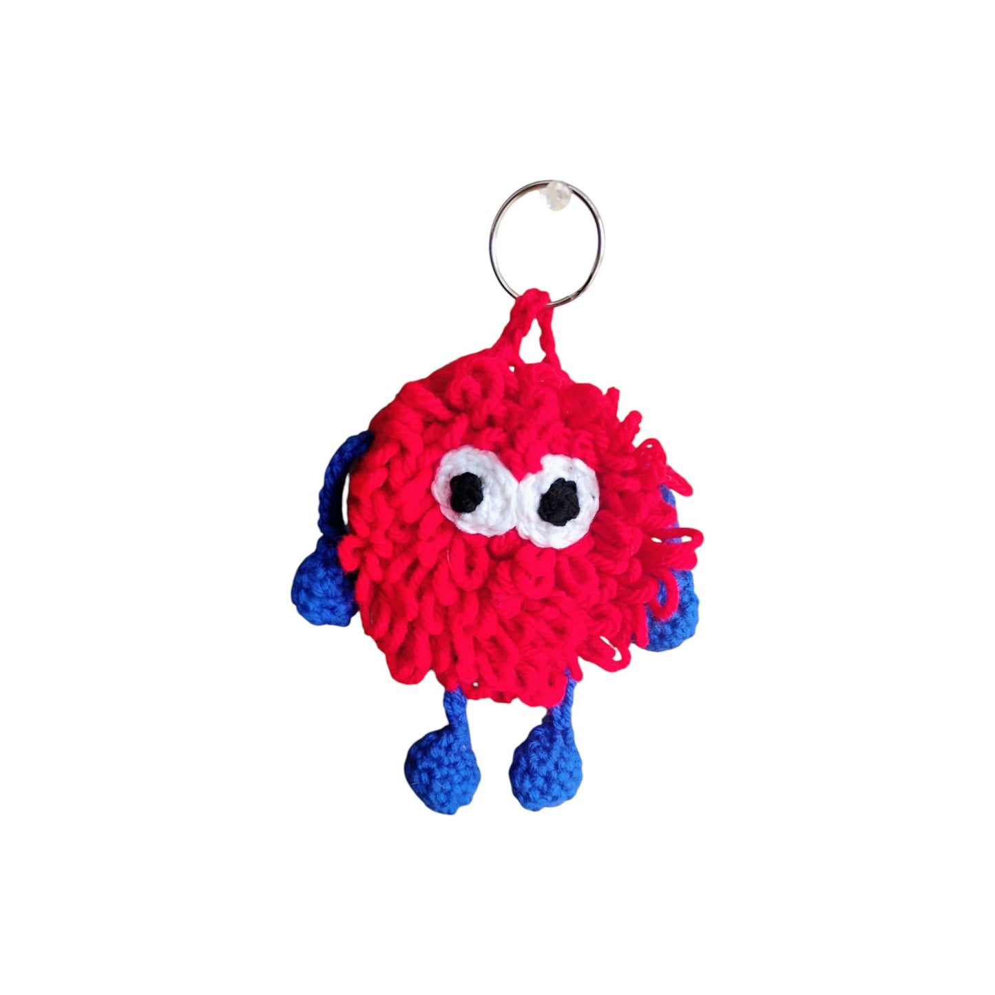 Stashlings™ Cute Handmade Keychain Stash Buddy Handmade Plush Clip‑On Friend for Keys, Bags & Backpacks
