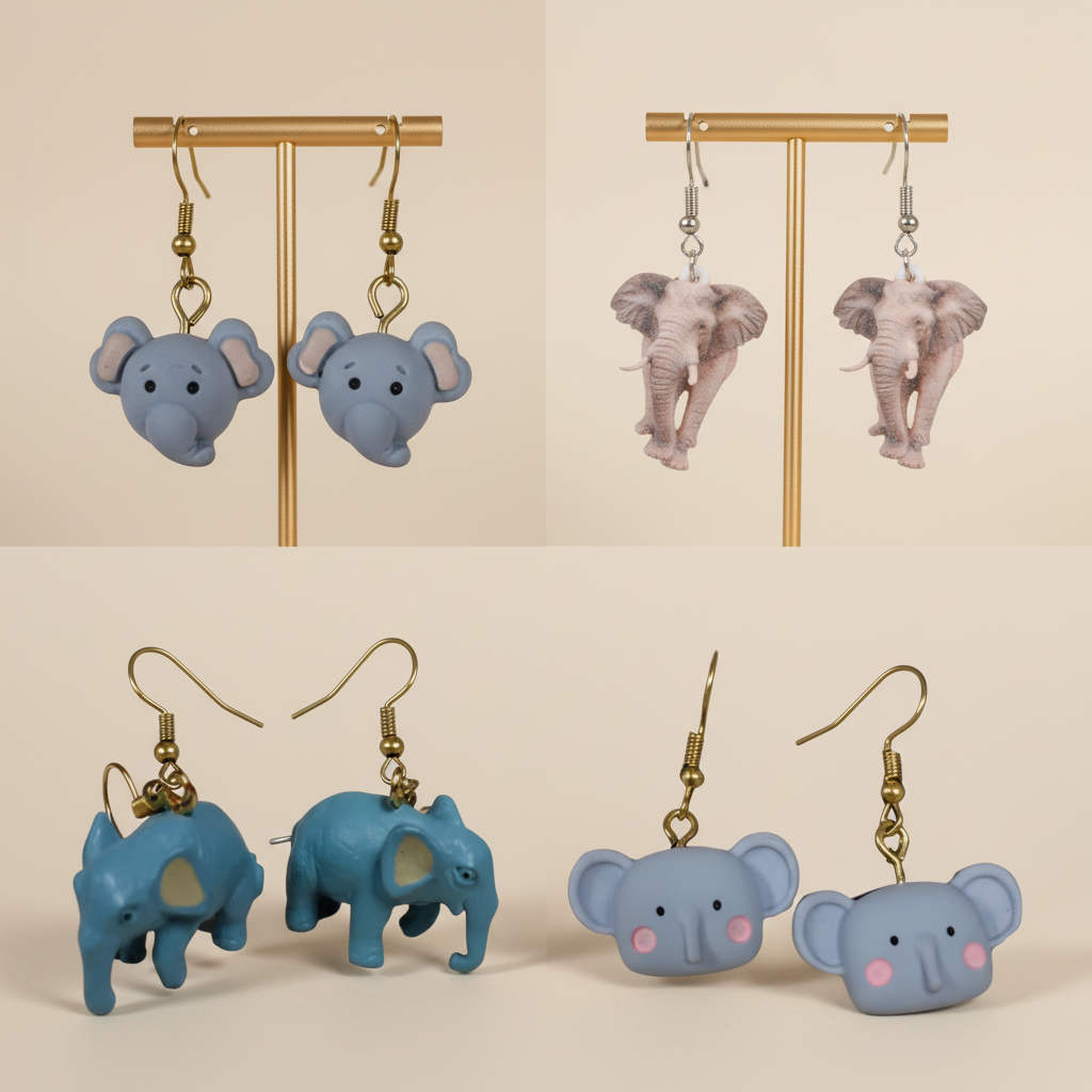 Trunk Tribe: Elephant Spirit Earrings