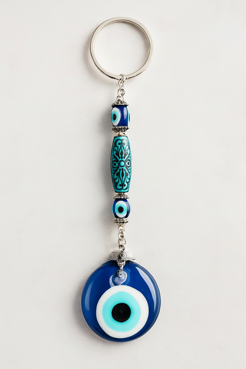 Tranquil Gaze: Evil Eye Keyring