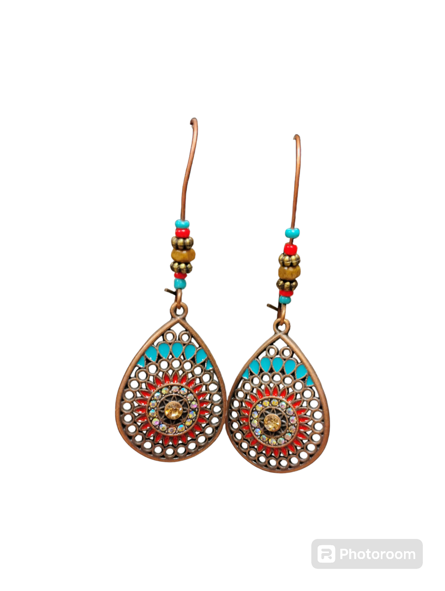 Mandala Bead Earrings