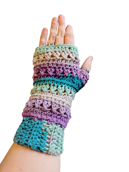 Turquoise Touch Wrist Warmers