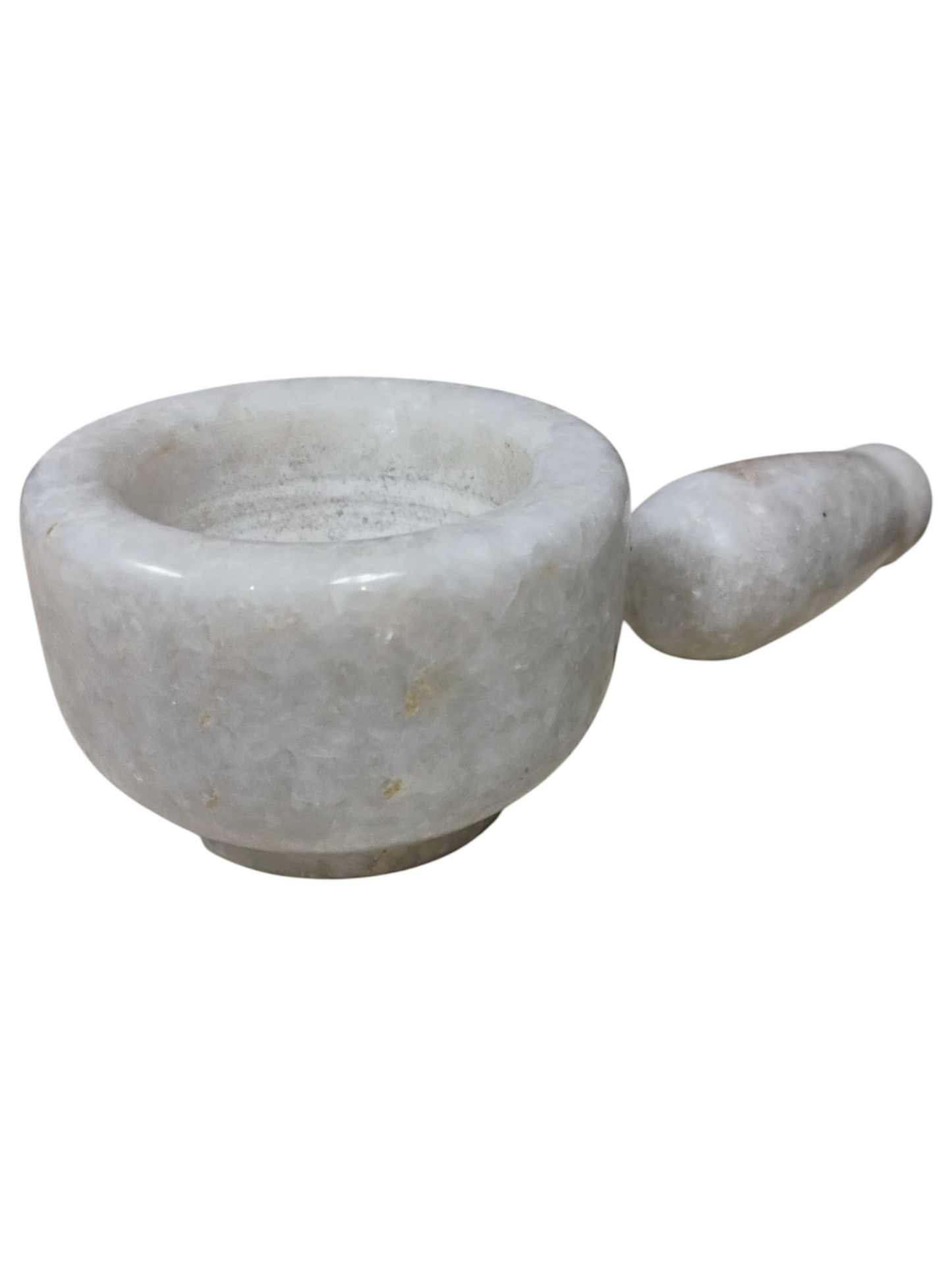 Small White Marble Mortar & Pestle