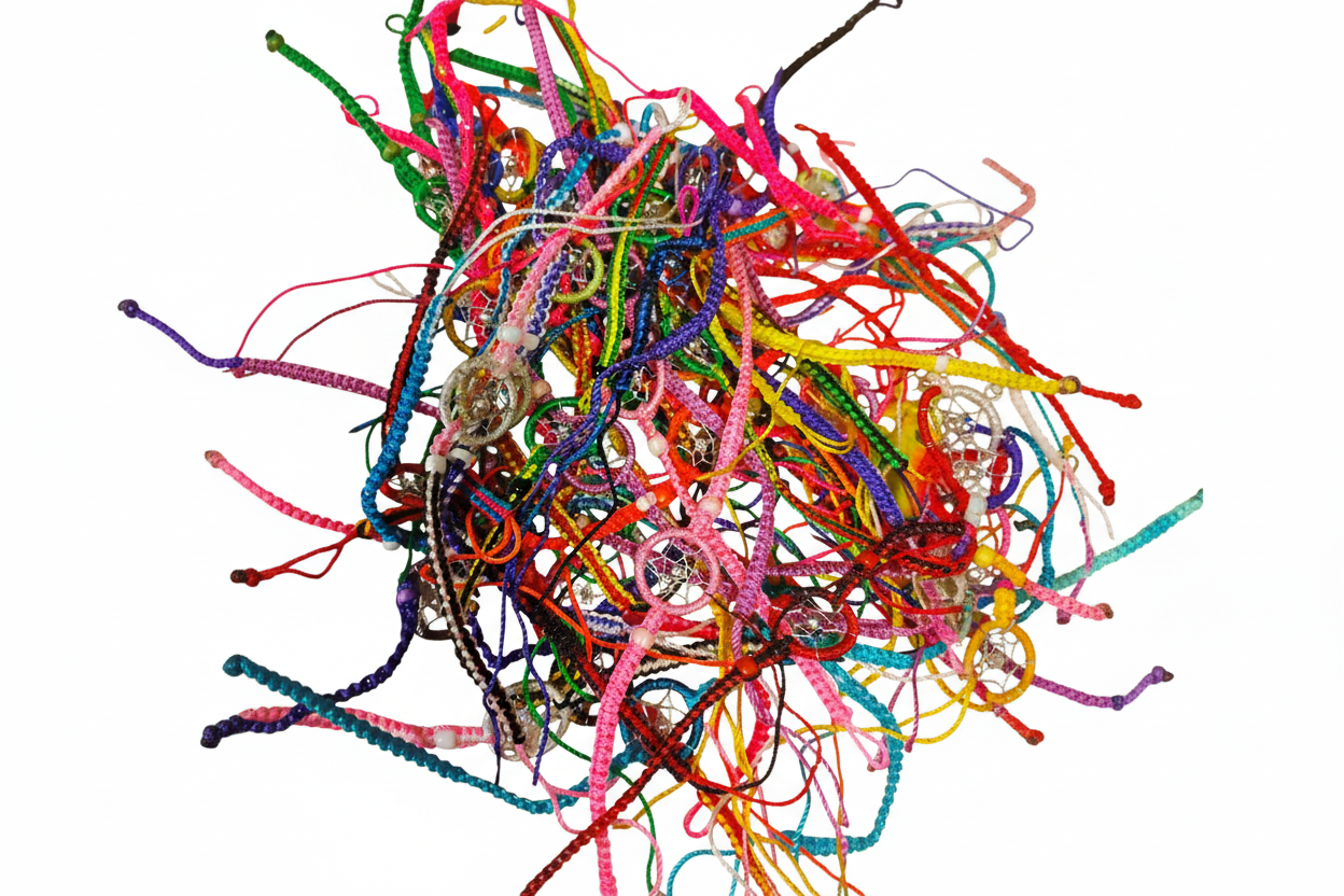 SoulThread Dreamcatcher Bracelet™ — Handcrafted Color, Intention & Boho Magic