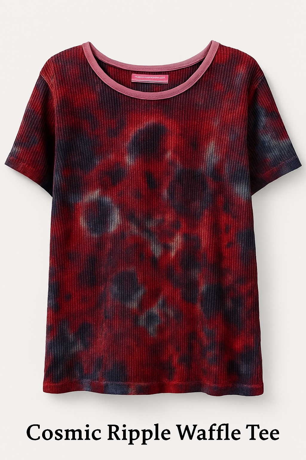 Cosmic Ripple Waffle Tee